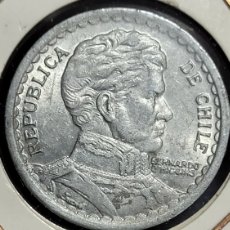Monedas antiguas de América: ANTIGUA MONEDA UN PESO REPÚBLICA CHILE 1958. Lote 375856999