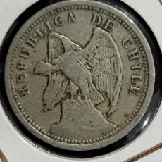 Monedas antiguas de América: ANTIGUA MONEDA 20 CENTAVOS REPÚBLICA CHILE 1929. Lote 375878999
