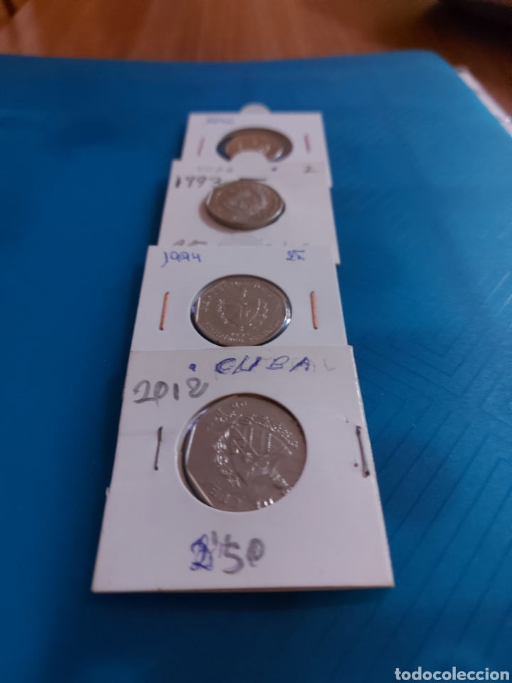 Monedas antiguas de Am&eacute;rica: 4 monedas de Cuba - Foto 1