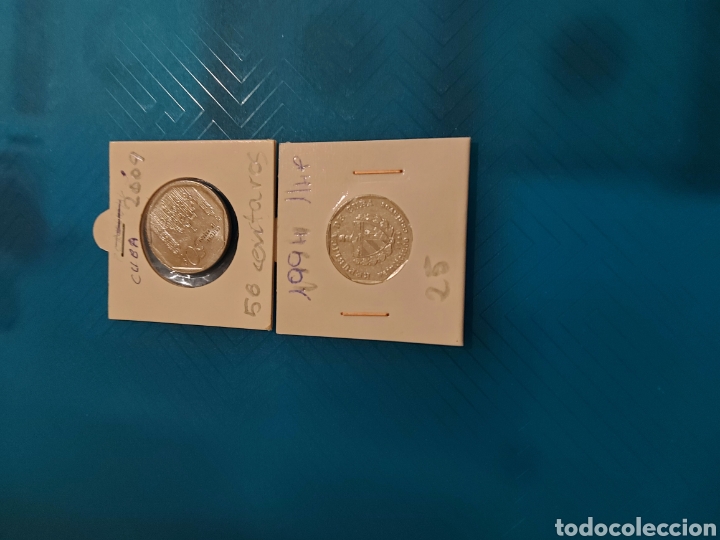 Monedas antiguas de Am&eacute;rica: 2 monedas de cuba - Foto 1