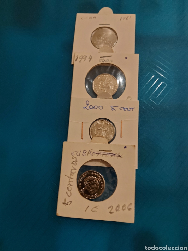 Monedas antiguas de Am&eacute;rica: 4monedas de Cuba - Foto 1
