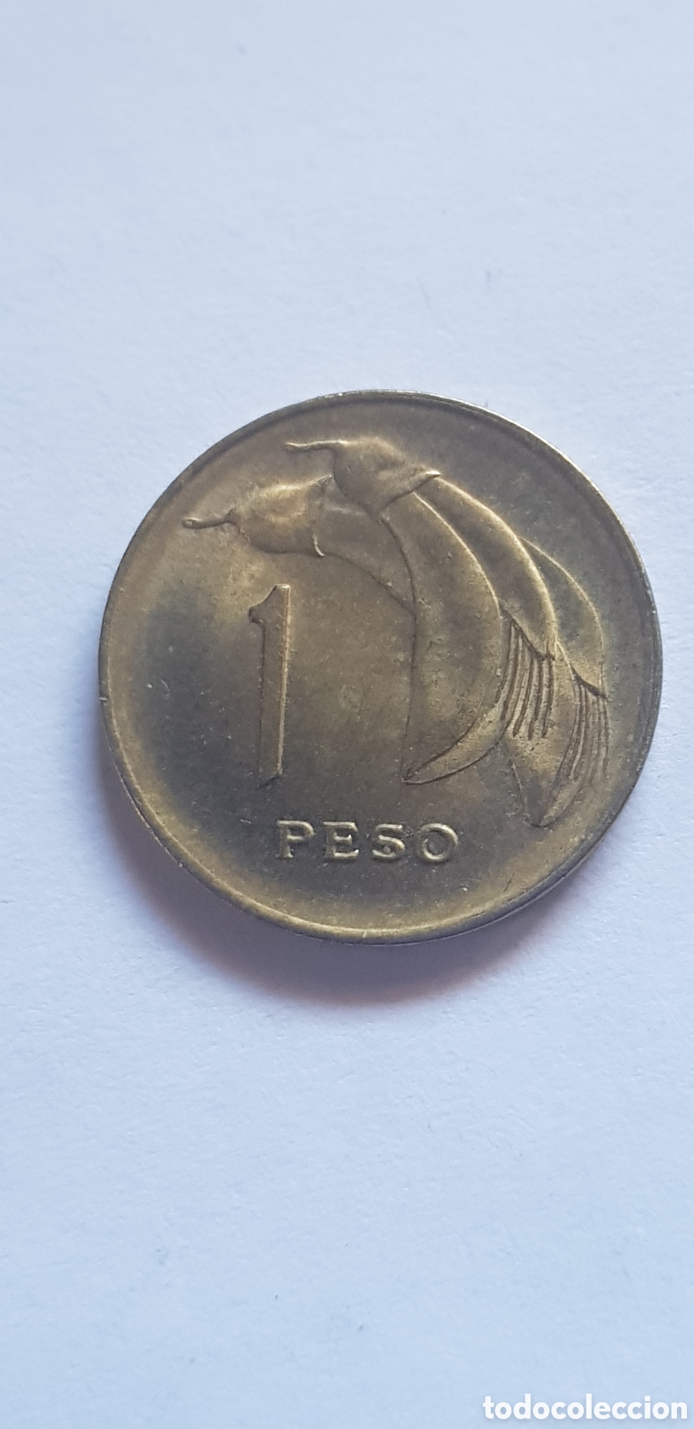 Monedas antiguas de Am&eacute;rica: 1 Peso 1968 Uruguay - Foto 2