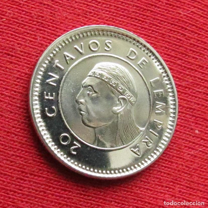 Monedas antiguas de Am&eacute;rica: Honduras 20 centavos 1999 unc - Foto 1