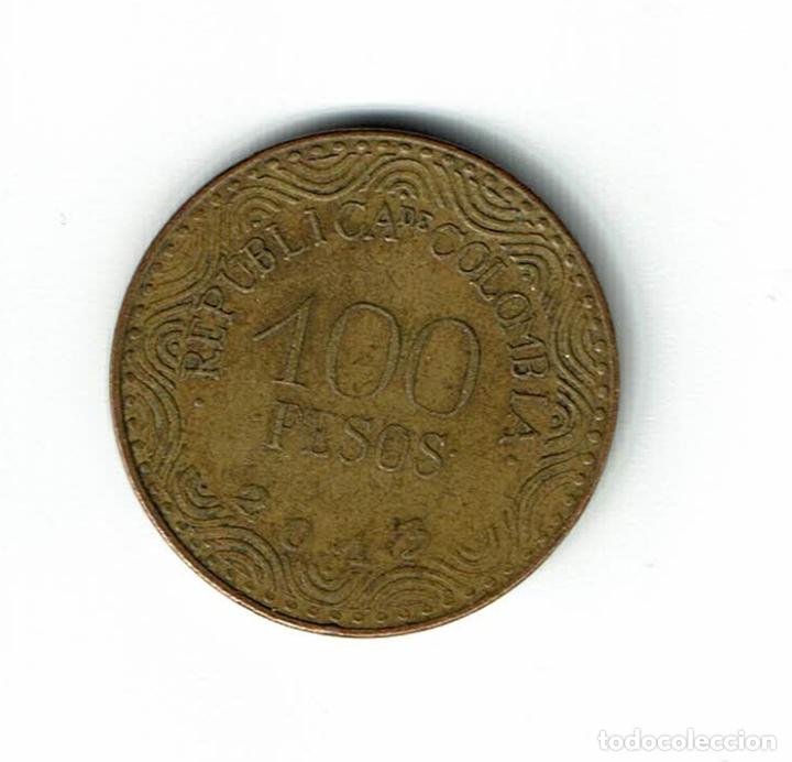 Monedas antiguas de Am&eacute;rica: COLOMBIA 100 PESOS 2013 - Foto 2