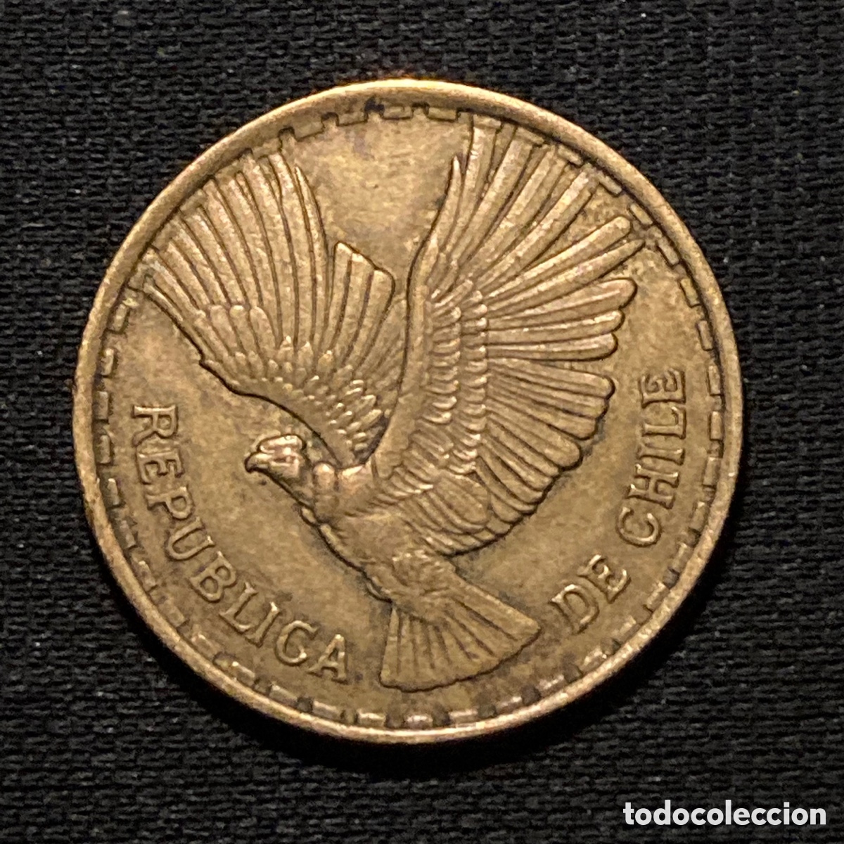 Monedas antiguas de Am&eacute;rica: 10 cent&eacute;simos 1969 Chile - Foto 1