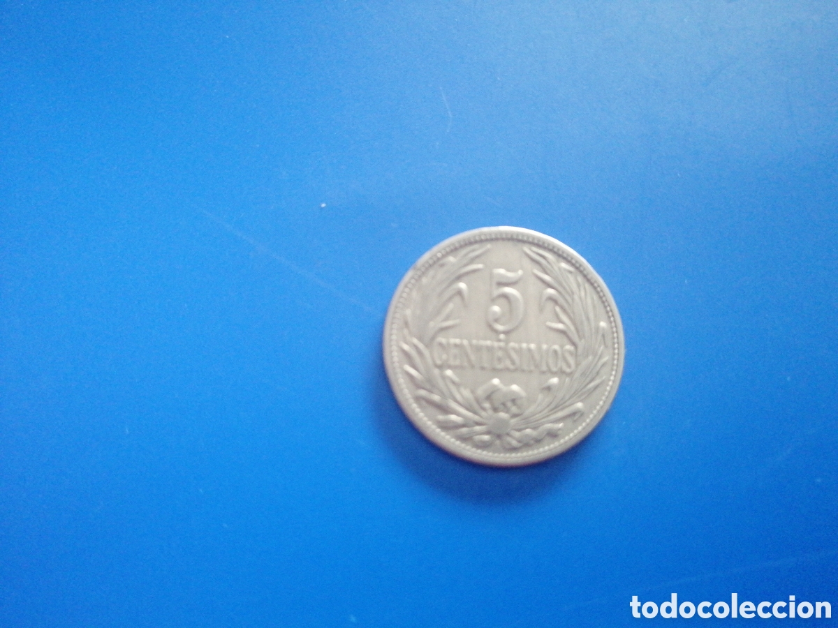 Monedas antiguas de Am&eacute;rica: 5 centesimos de Uruguay 1936 - Foto 2