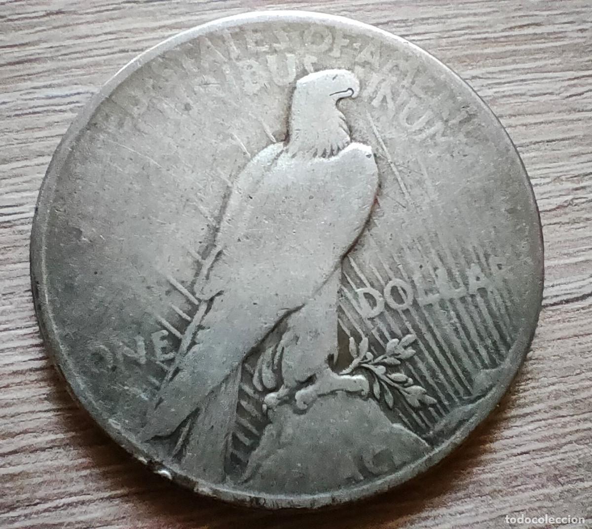 Monedas antiguas de Am&eacute;rica: Moneda 1 dolar de plata 1935 - Foto 2