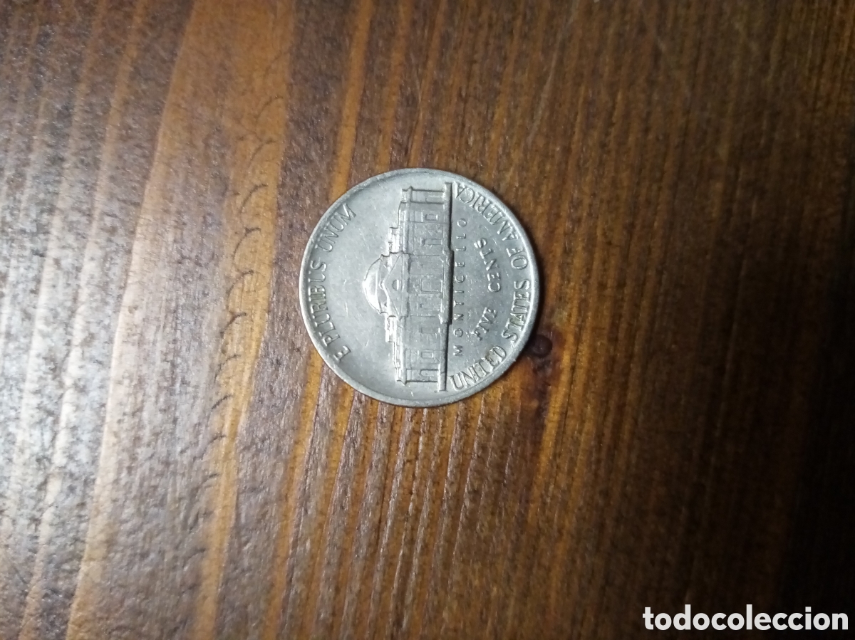 Monedas antiguas de Am&eacute;rica: Moneda 5 centavos USA 1985 - Foto 2