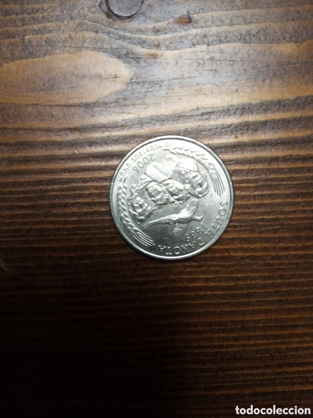 Monedas antiguas de Am&eacute;rica: Moneda de 1/4de d&oacute;lar USA - Foto 2