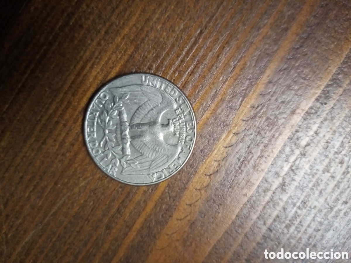 Monedas antiguas de Am&eacute;rica: Moneda de 1/4 de d&oacute;lar USA - Foto 2