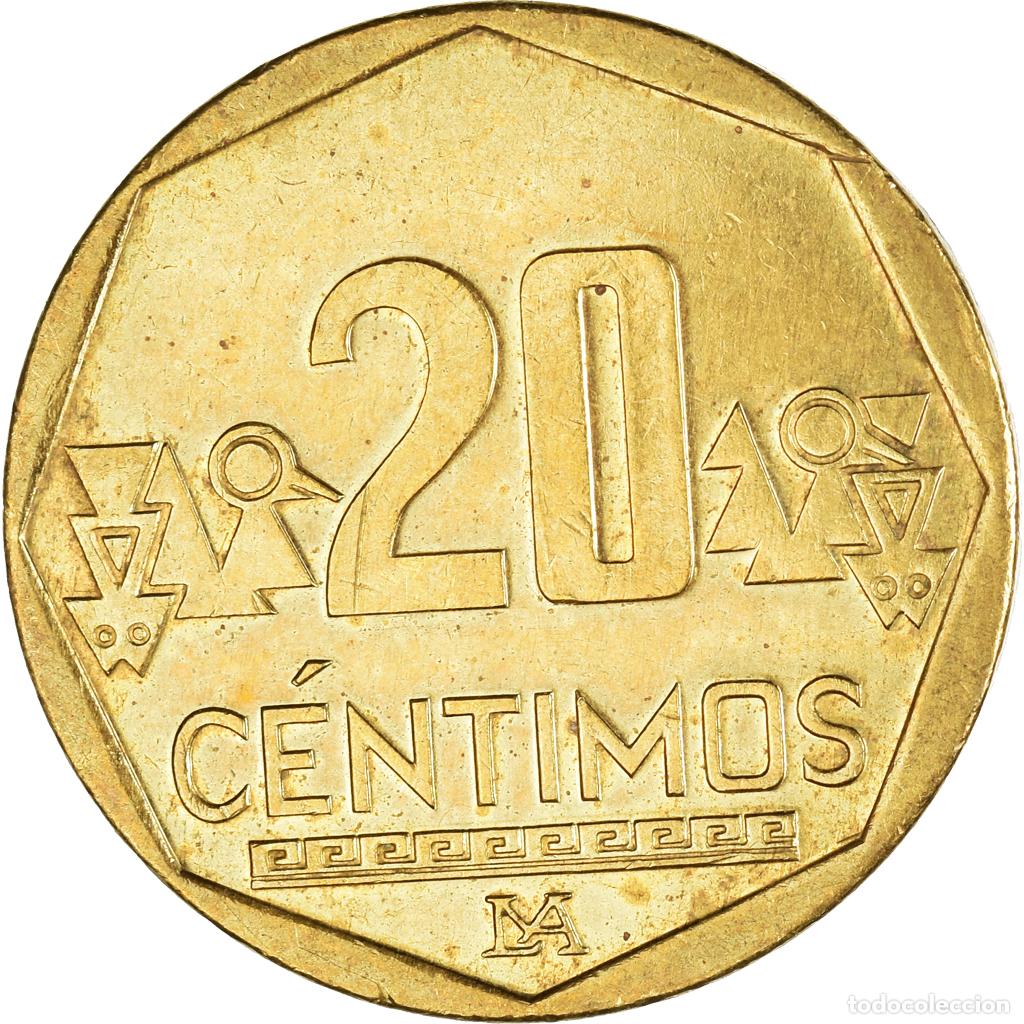 Monedas antiguas de Am&eacute;rica: [#1464855] Moneda, Per&uacute;, 20 Centimos, 2004 - Foto 2