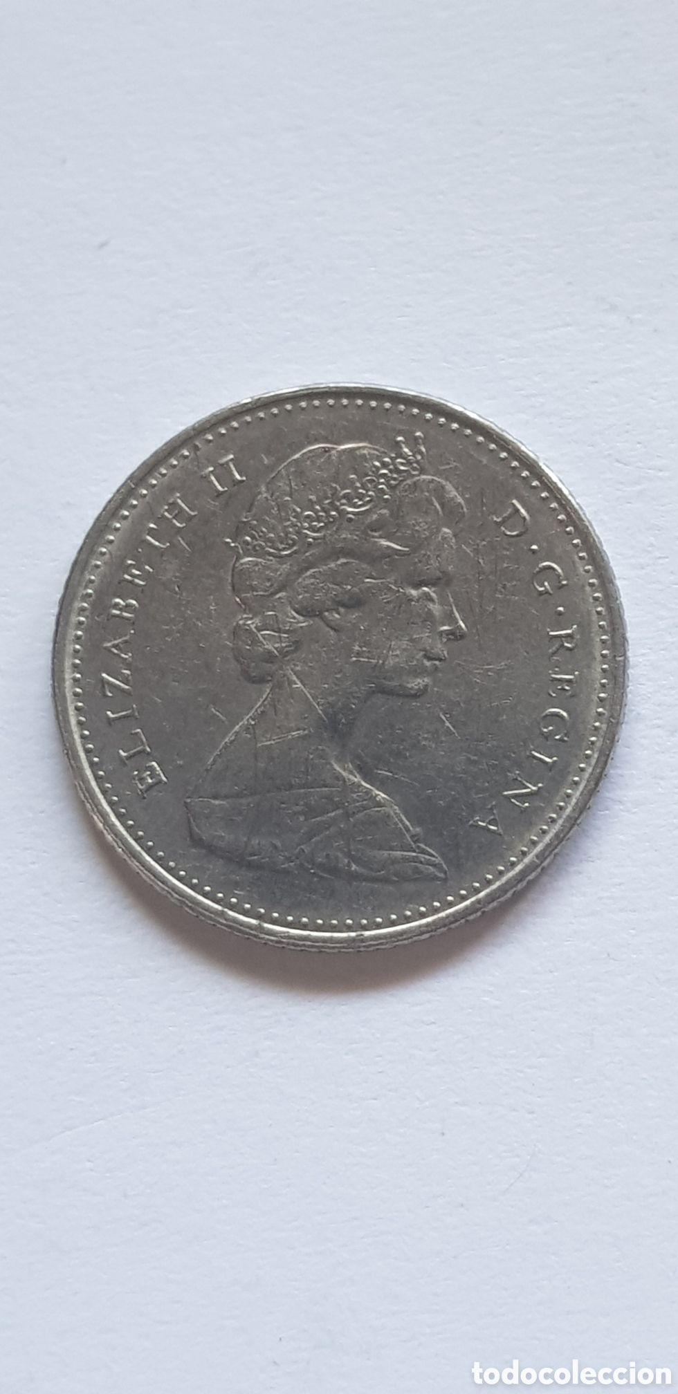 Monedas antiguas de Am&eacute;rica: 10 cents 1973 Canada Centimos de dolar - Foto 2