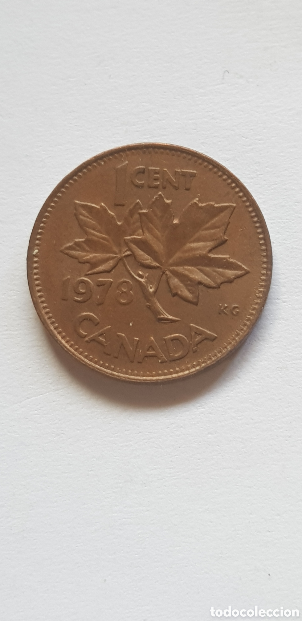 Monedas antiguas de Am&eacute;rica: 1 cent 1978 Canada Centimo de dolar - Foto 1