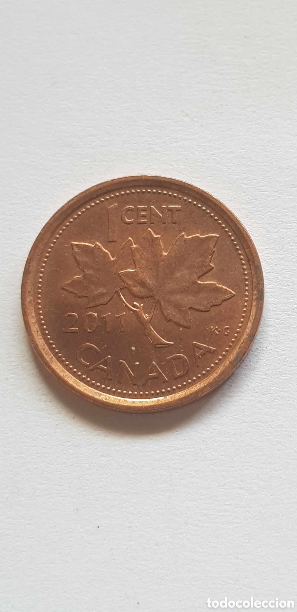 Monedas antiguas de Am&eacute;rica: 1 cent 2011 Canada Centimo de dolar - Foto 1
