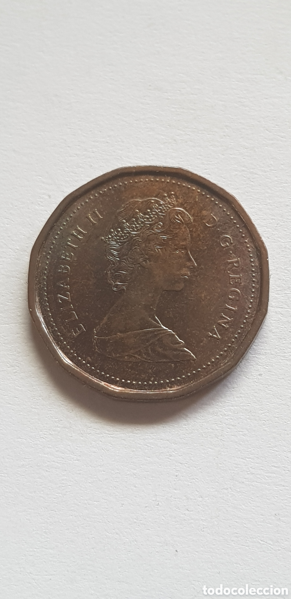 Monedas antiguas de Am&eacute;rica: 1 cent 1986 Canada Centimo de dolar - Foto 2