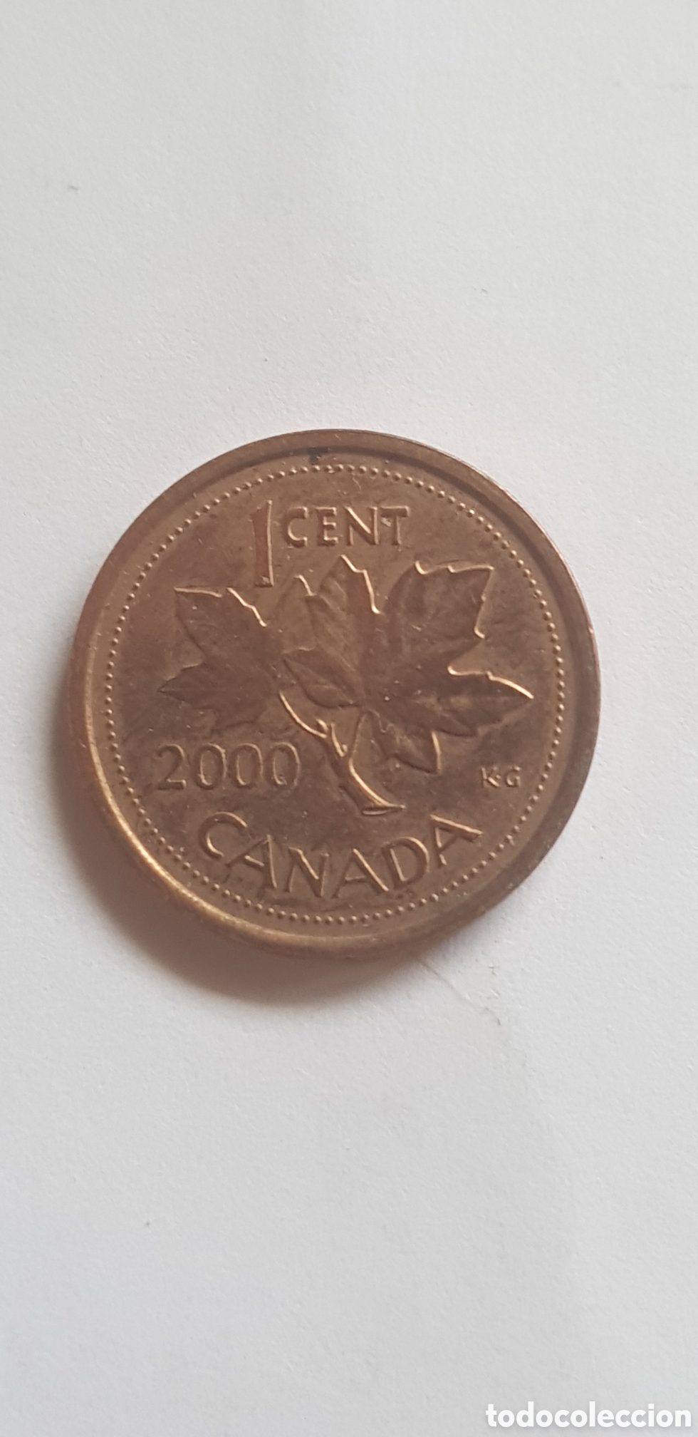 Monedas antiguas de Am&eacute;rica: 1 cent 2000 Canada Centimo de dolar - Foto 1