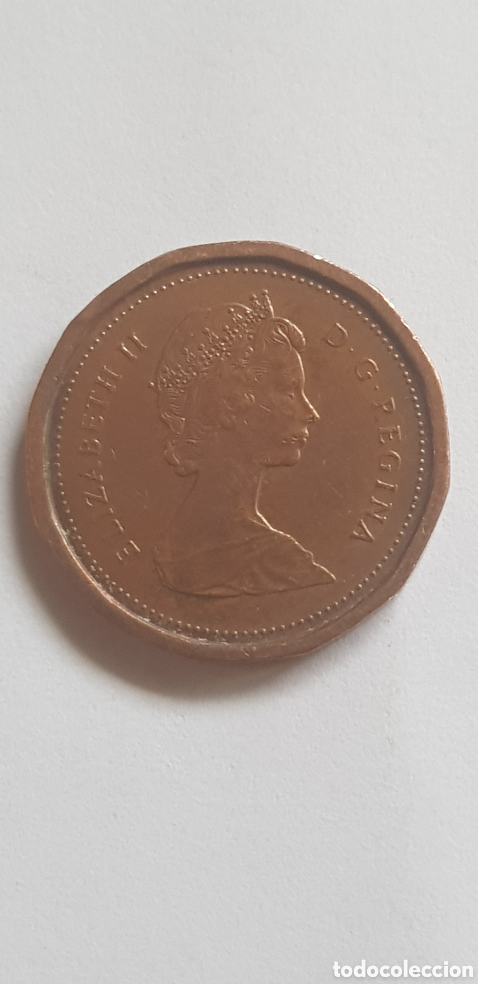 Monedas antiguas de Am&eacute;rica: 1 cent 1981 Canada Centimo de dolar - Foto 2