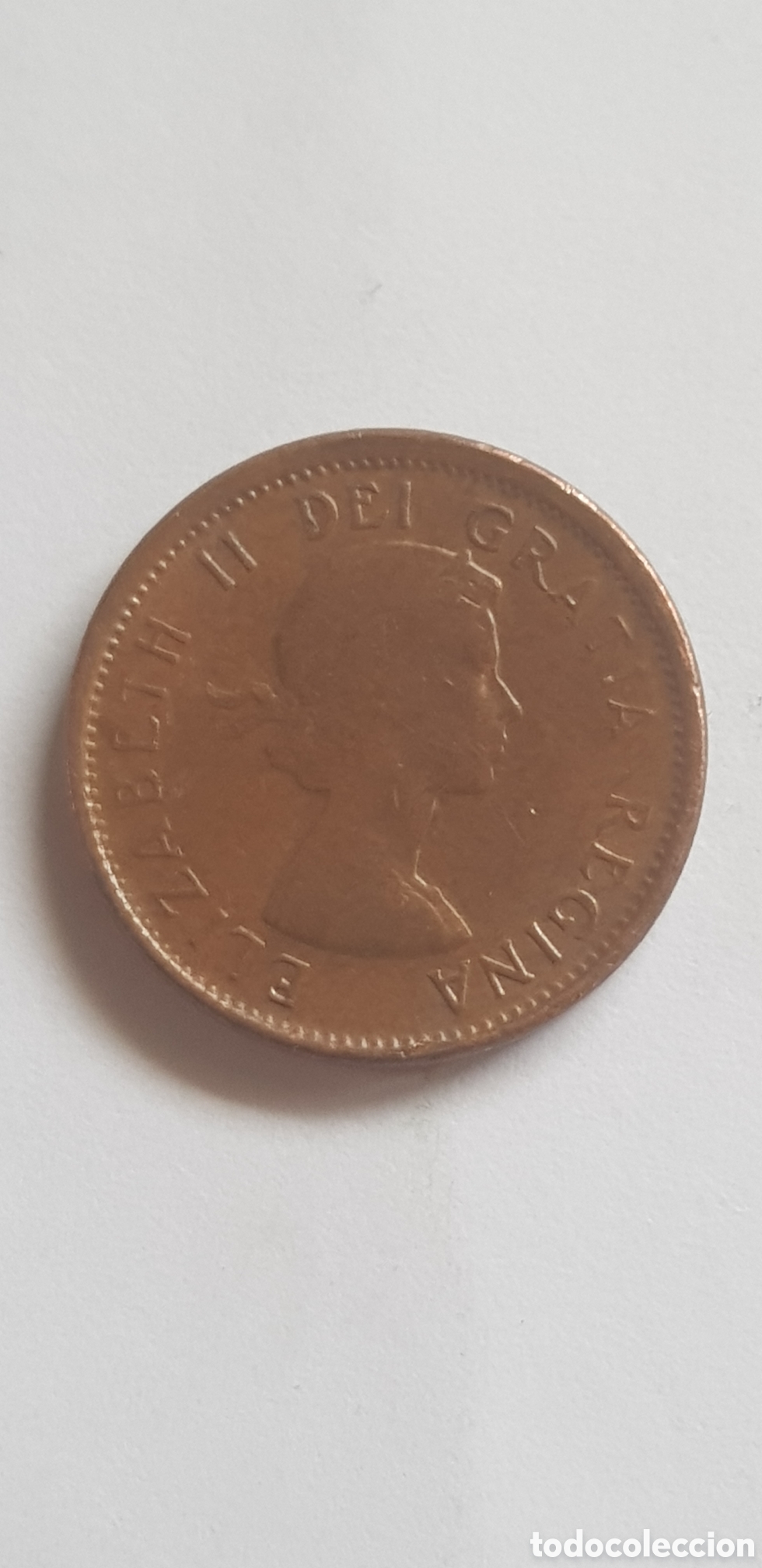 Monedas antiguas de Am&eacute;rica: 1 cent 1963 Canada Centimo de dolar - Foto 2