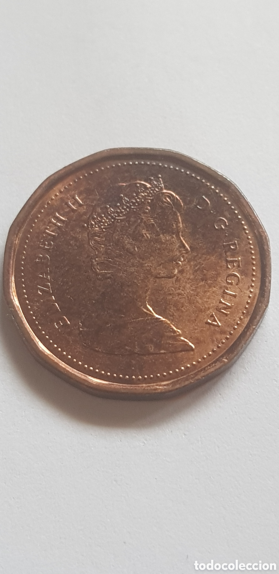 Monedas antiguas de Am&eacute;rica: 1 cent 1989 Canada Centimo de dolar - Foto 2
