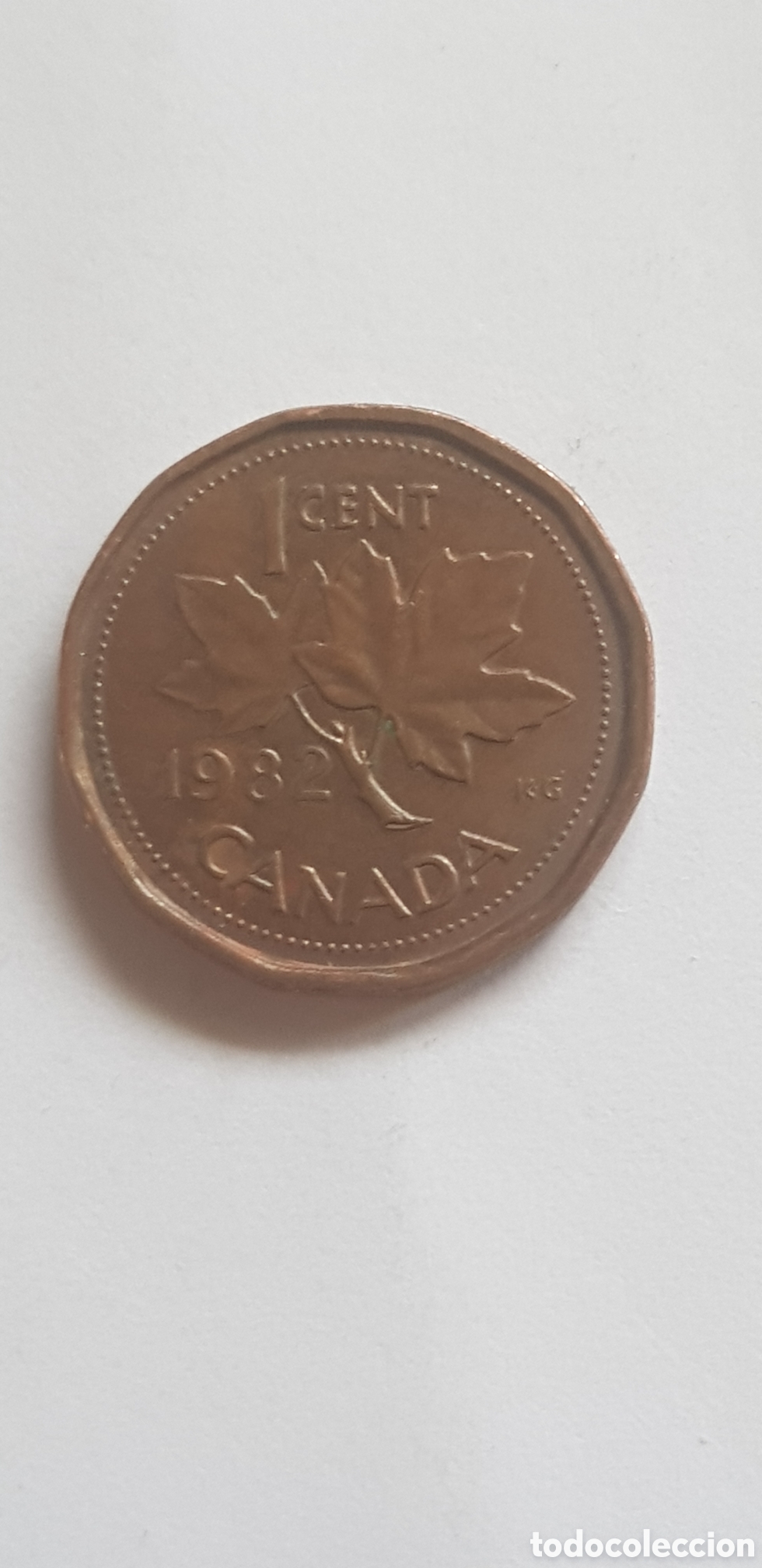 Monedas antiguas de Am&eacute;rica: 1 cent 1982 Canada Centimo de dolar - Foto 1