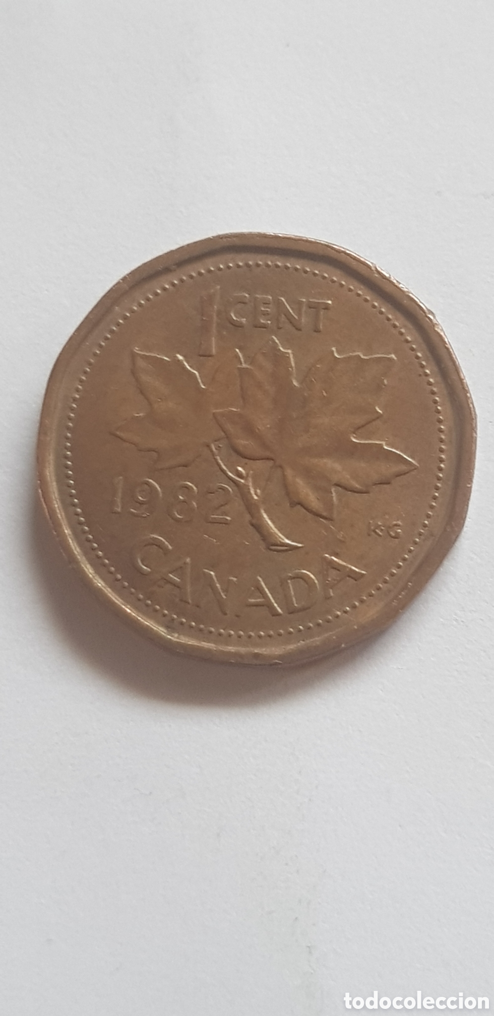 Monedas antiguas de Am&eacute;rica: 1 cent 1982 Canada Centimo de dolar - Foto 1
