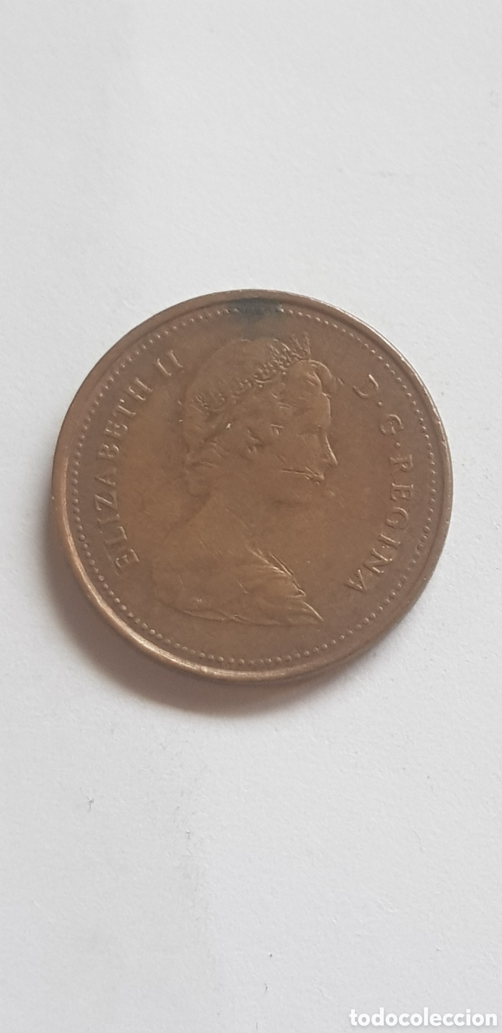 Monedas antiguas de Am&eacute;rica: 1 cent 1980 Canada Centimo de dolar - Foto 2