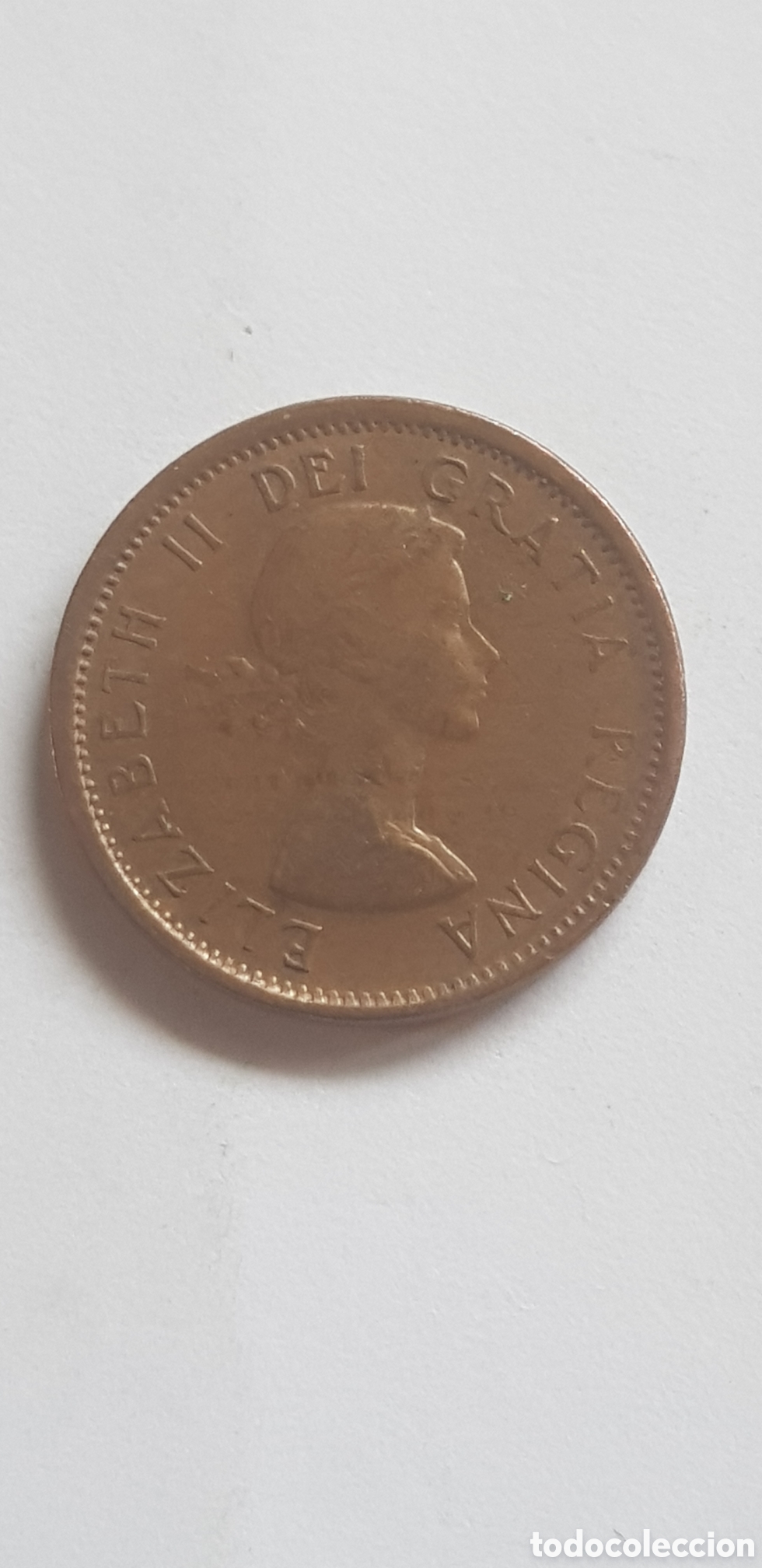 Monedas antiguas de Am&eacute;rica: 1 cent 1964 Canada Centimo de dolar - Foto 2