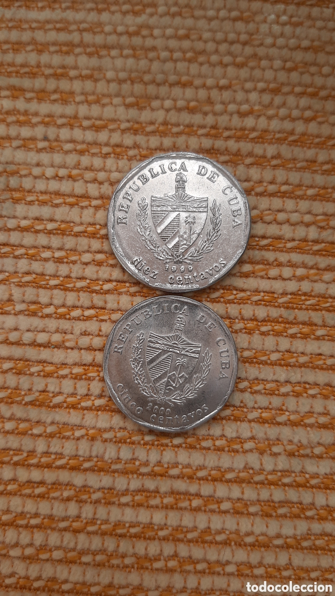 Monedas antiguas de Am&eacute;rica: (ERROR-CUBA) 2 MONEDAS CON ERRORES DE ACU&Ntilde;ACI&Oacute;N - Foto 14
