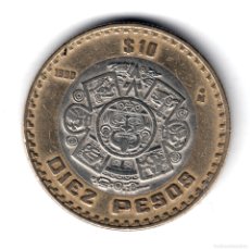 Monedas antiguas de América: MEXICO 10 PESOS BIMETALICA 1998. Lote 383447369