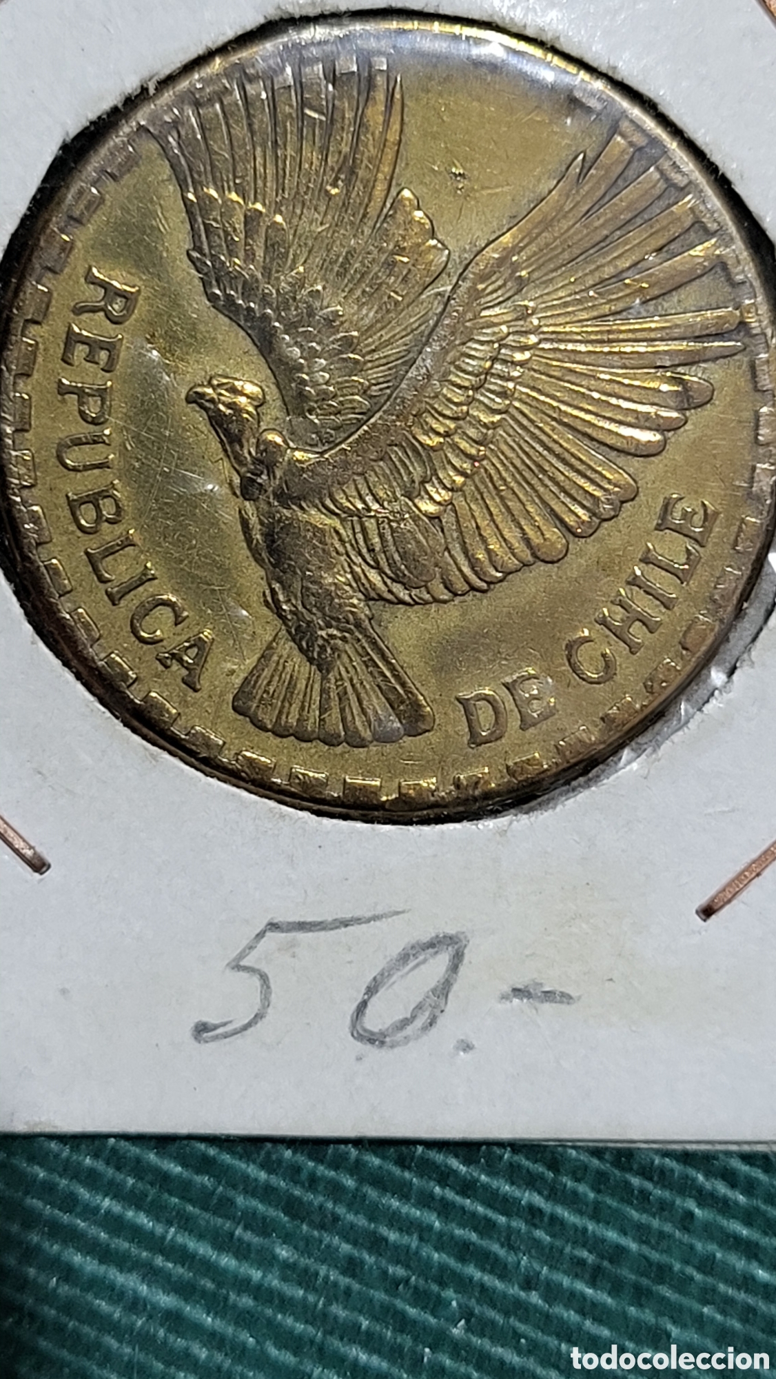 Monedas antiguas de Am&eacute;rica: Moneda 10 centavos 1966 Chile - Foto 1