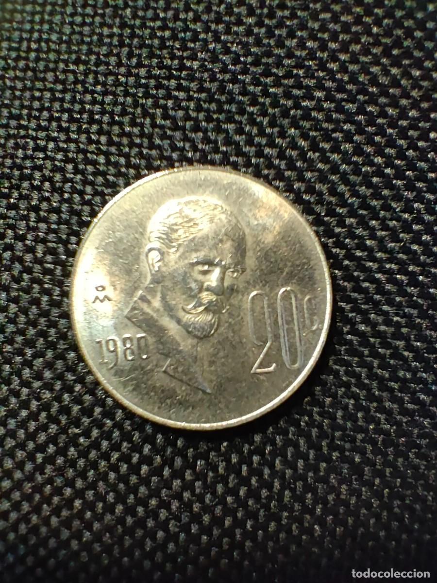 Monedas antiguas de Am&eacute;rica: MONEDA M&Eacute;XICO 20 CENTAVOS 1980 - Foto 1