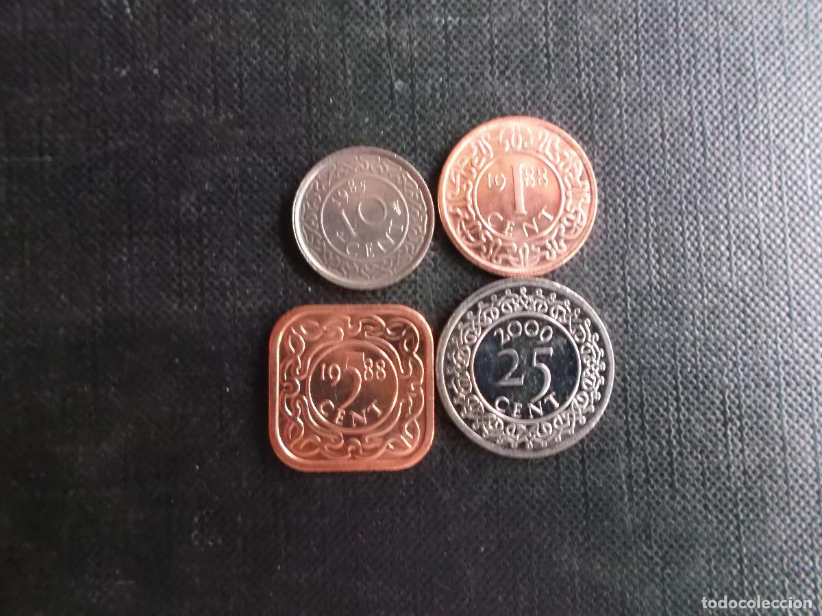 conjunto de 4 monedas de surinam muy dificiles - Compra venta en  todocoleccion