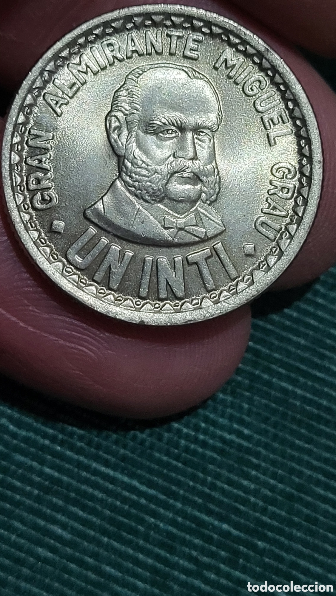 Monedas antiguas de Am&eacute;rica: Moneda un inti 1987 Per&uacute; - Foto 1
