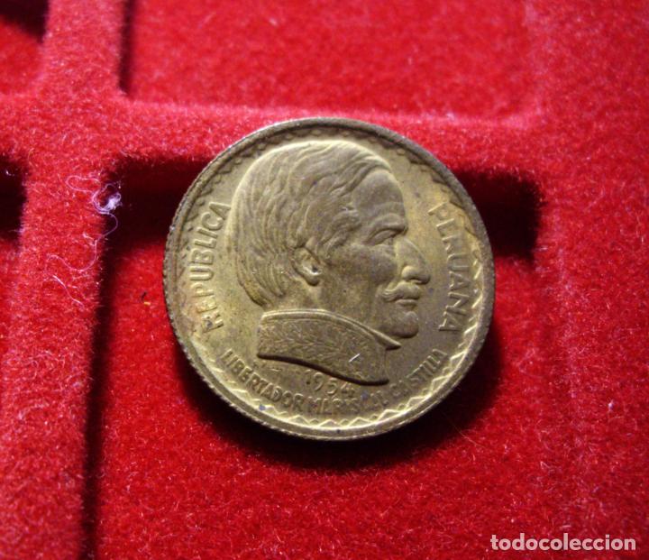 Monedas antiguas de Am&eacute;rica: PERU - 20 CENTAVOS 1954 - RARA - Foto 1