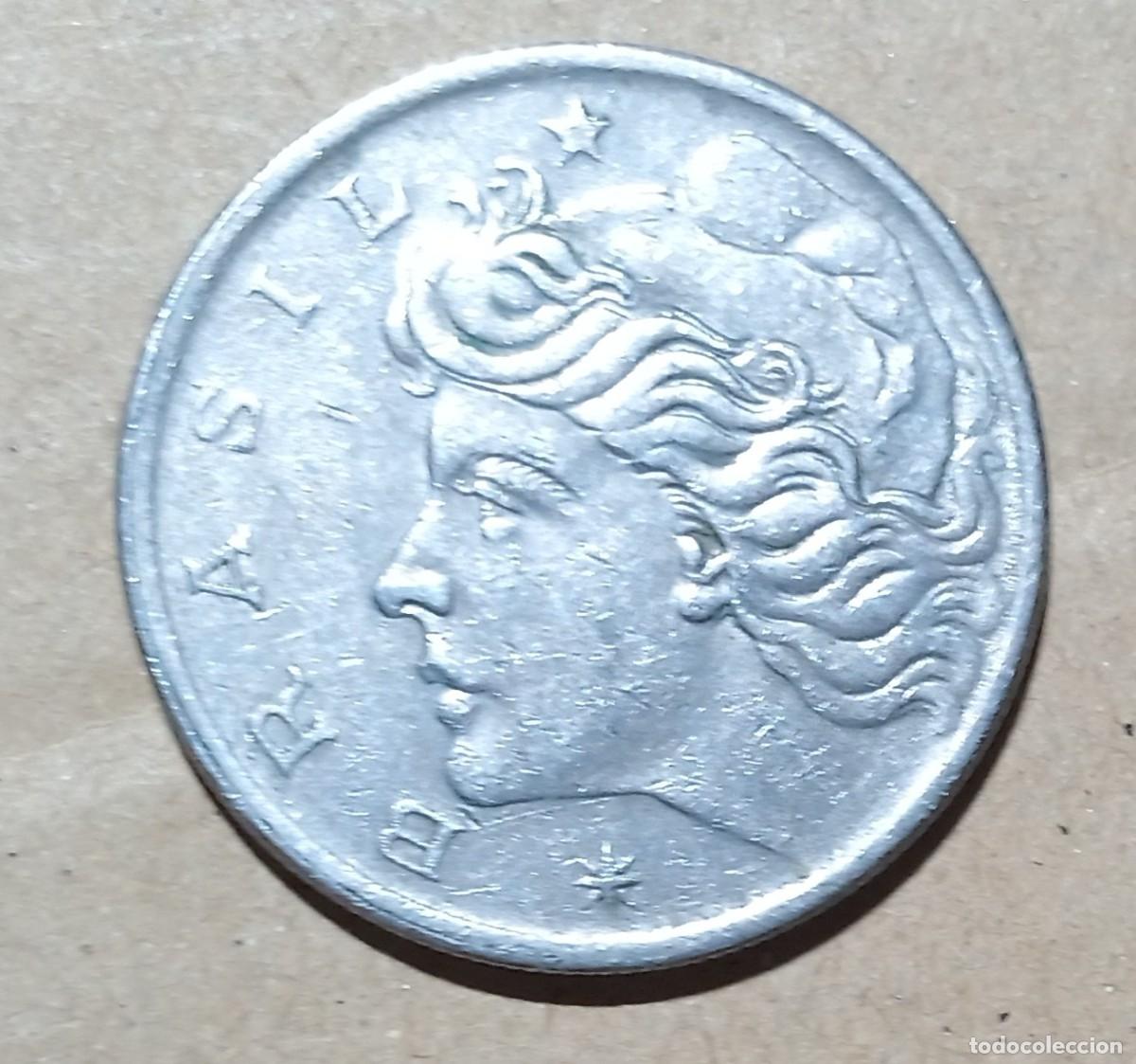 Monedas antiguas de Am&eacute;rica: BRASIL - 50 CENTAVOS 1975 BC+ - Foto 1