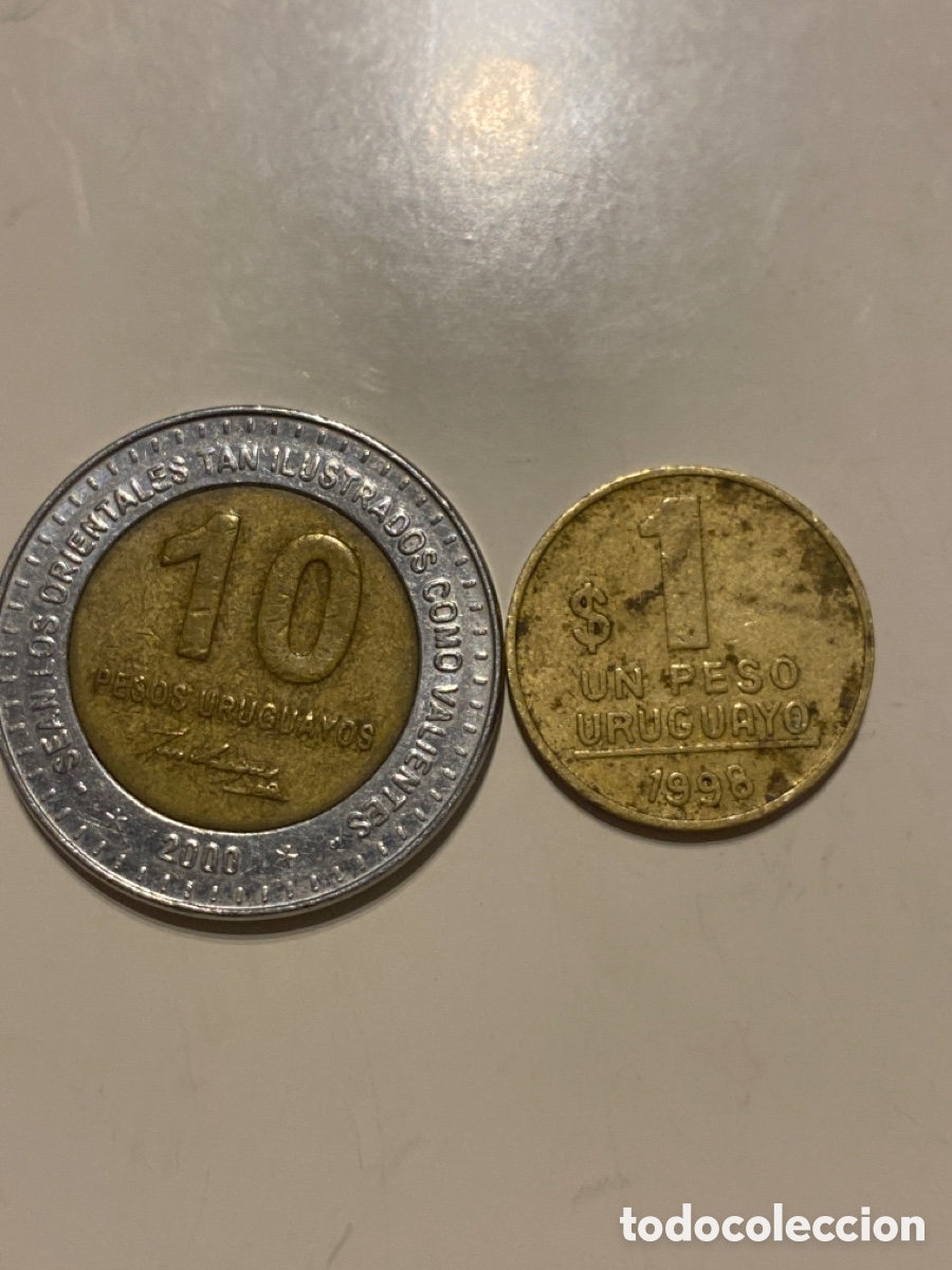 Monedas antiguas de Am&eacute;rica: Monedas Uruguay - Foto 1