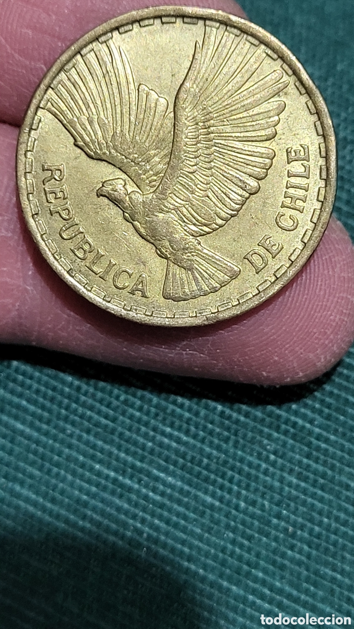 Monedas antiguas de Am&eacute;rica: Moneda 10 centimos 1970 Rep&uacute;blica de Chile - Foto 1