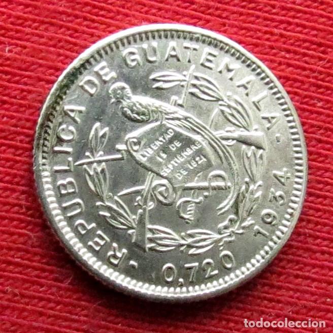 Monedas antiguas de Am&eacute;rica: Guatemala 5 centavos 1934 - Foto 2