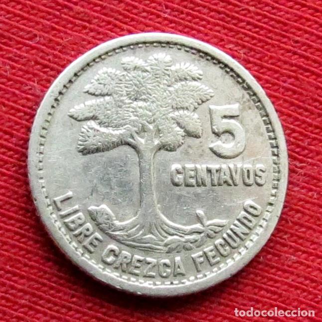 Monedas antiguas de Am&eacute;rica: Guatemala 5 centavos 1950 - Foto 1