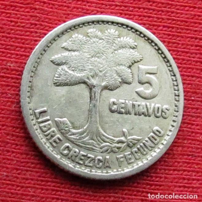 Monedas antiguas de Am&eacute;rica: Guatemala 5 centavos 1952 - Foto 1