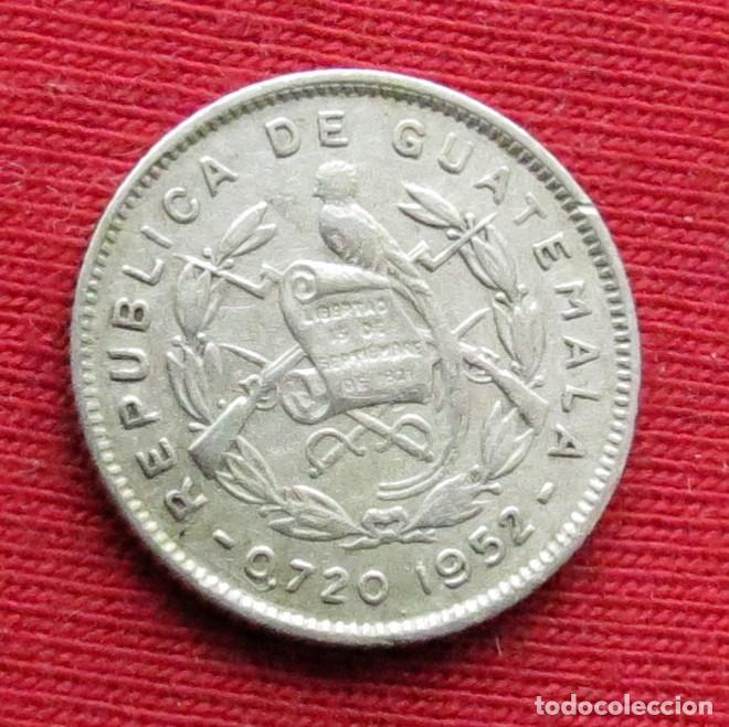Monedas antiguas de Am&eacute;rica: Guatemala 5 centavos 1952 - Foto 2