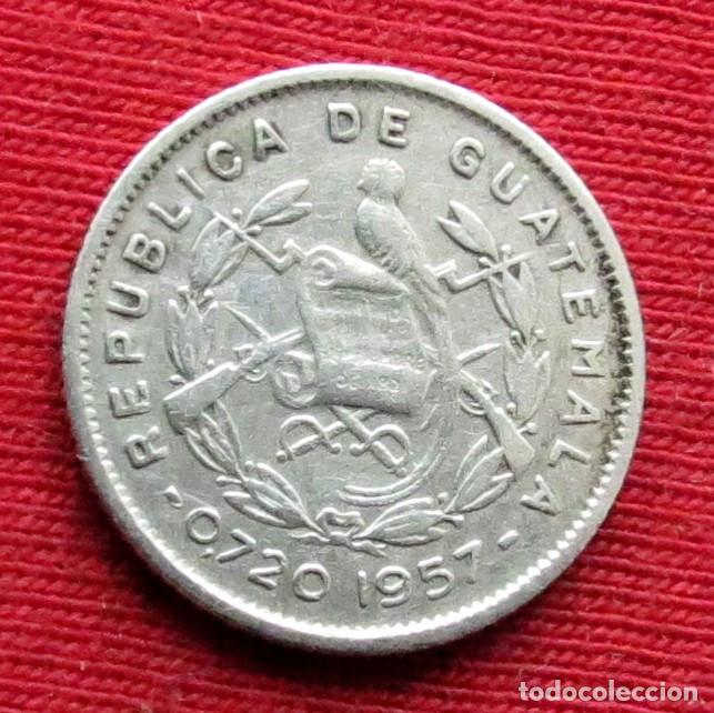 Monedas antiguas de Am&eacute;rica: Guatemala 5 centavos 1957 - Foto 2
