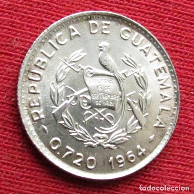 Monedas antiguas de Am&eacute;rica: Guatemala 5 centavos 1964 - Foto 2