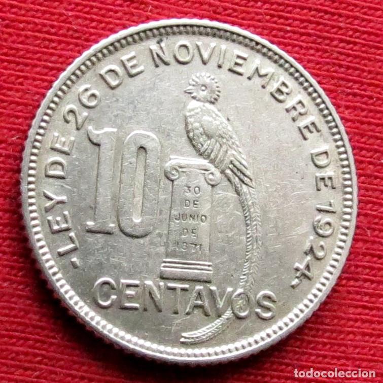 Monedas antiguas de Am&eacute;rica: Guatemala 10 centavos 1934 - Foto 1