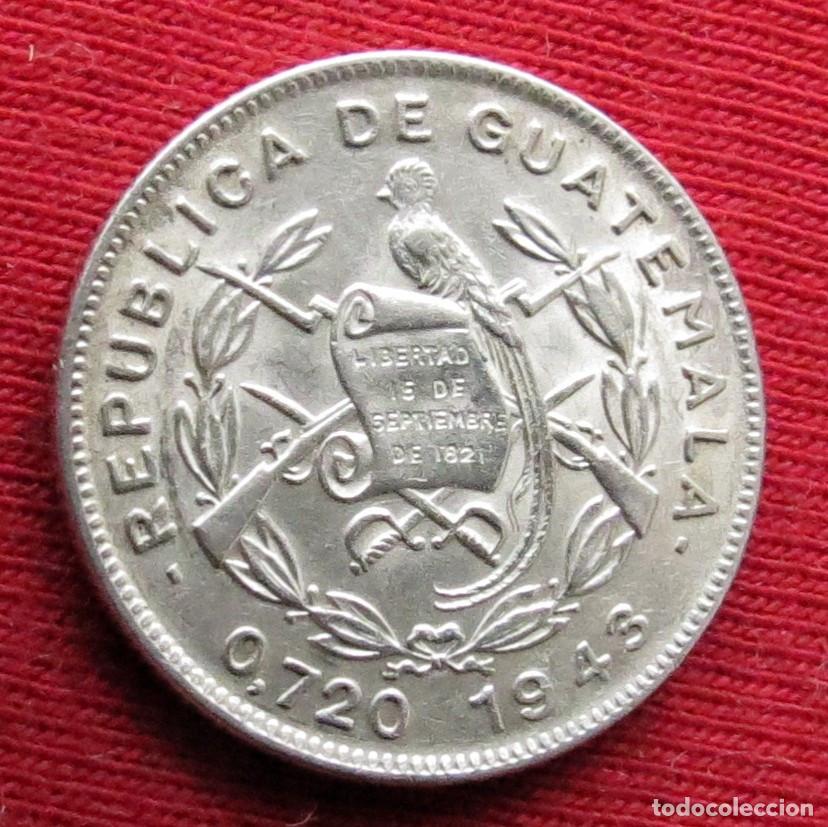 Monedas antiguas de Am&eacute;rica: Guatemala 10 centavos 1943 - Foto 2