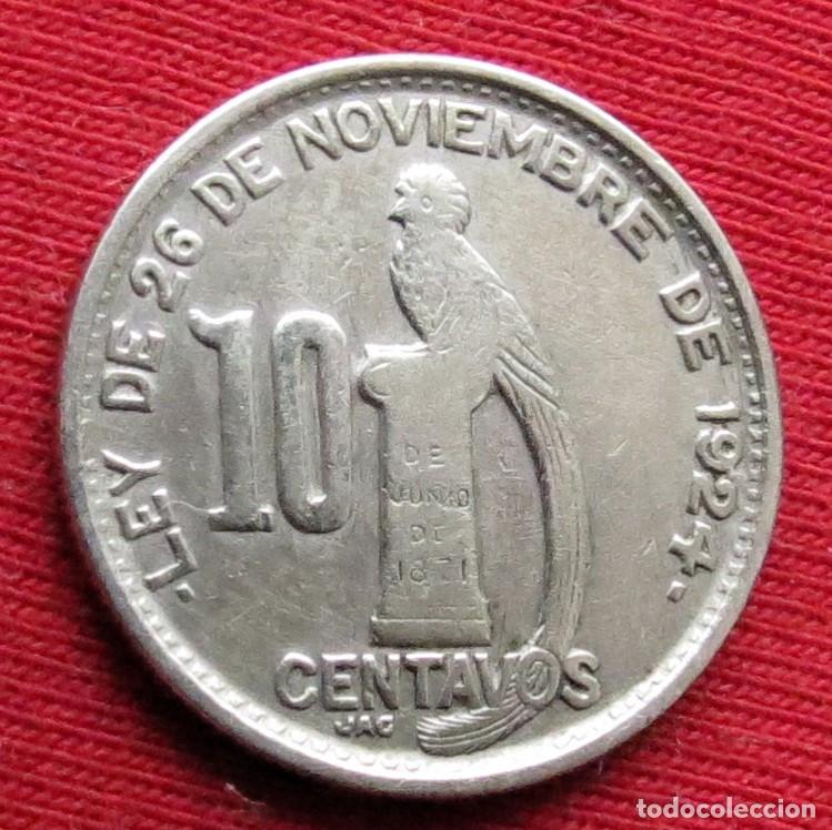 Monedas antiguas de Am&eacute;rica: Guatemala 10 centavos 1945 - Foto 1