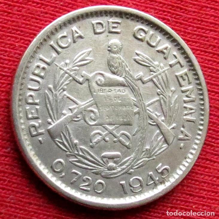 Monedas antiguas de Am&eacute;rica: Guatemala 10 centavos 1945 - Foto 2