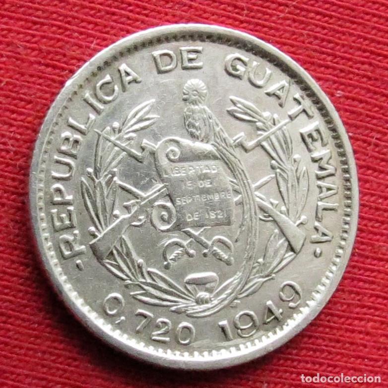 Monedas antiguas de Am&eacute;rica: Guatemala 10 centavos 1949 - Foto 2
