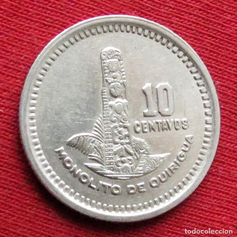 Monedas antiguas de Am&eacute;rica: Guatemala 10 centavos 1952 - Foto 1