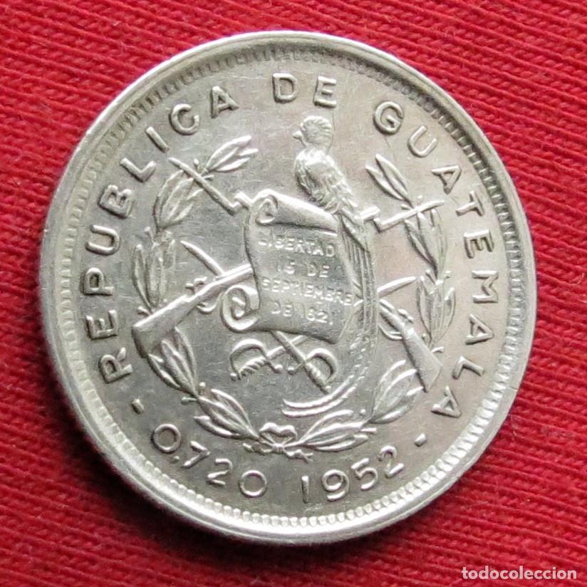 Monedas antiguas de Am&eacute;rica: Guatemala 10 centavos 1952 - Foto 2